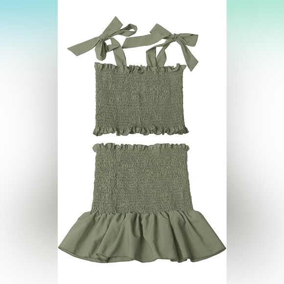 Olive Green Coord Set Size XS - Picture 5 of 9